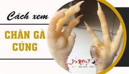 ảnh chụp màn hình cách xem chân gà tre đá hay