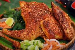 ảnh chụp màn hình gà nướng muối ớt da giòn