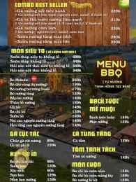 ảnh chụp màn hình gà túk túk đà lạt menu