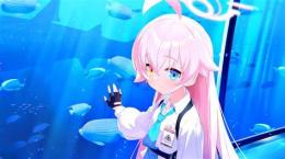 ảnh chụp màn hình hoshino ga iin da yo!! (blue archive) - cunny