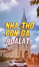 ảnh chụp màn hình nhà thờ con gà đà nẵng màu hồng