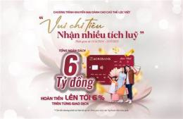 ảnh chụp màn hình thả ga chi tiêu hoàn tiền cực đã vib