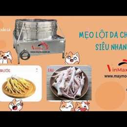 cách lột da chân gà nhanh