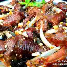 cách nấu gà đá xào lăn