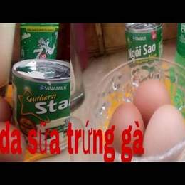 cách pha sô đa hột gà