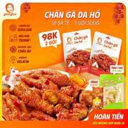 chân gà da hổ glee glee