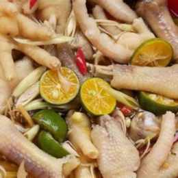 chân gà sả tắc ngon ở đà nẵng