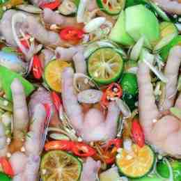 chân gà sả tắc ở đà nẵng