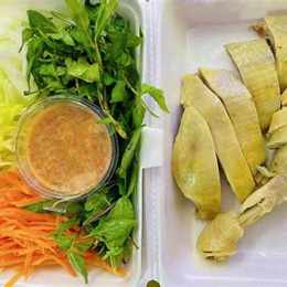 cháo trứng gà đánh tan