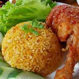 cơm da gà chiên