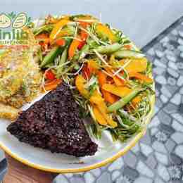 cơm gạo lứt đậu đỏ