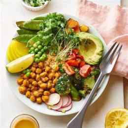 đậu gà salad healthy