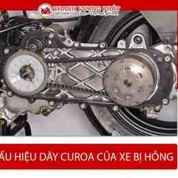 dây curoa xe tay ga bị đứt