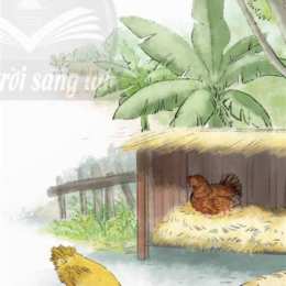 gà đã gáy trưa bên sông