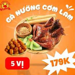 gà nướng cơm lam bếp lửa hồng đà lạt