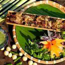 gà nướng ống tre đà lạt
