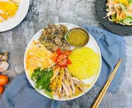 giao diện app cách làm cơm gà hội an da nẵng