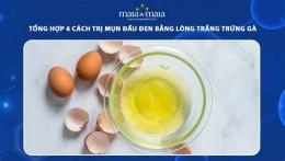 giao diện app cách làm trắng da trị mụn bằng trứng gà