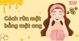 giao diện app chăm sóc da mặt bằng mật ong và trứng gà