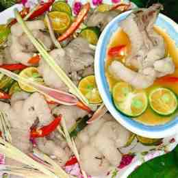 giao diện app chân gà chua cay sả ớt đà nẵng