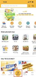 giao diện app chợ tốt ga da