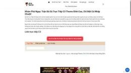 giao diện app đá gà c3 trận 43
