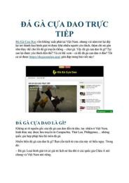 giao diện app da ga cua dao truc tiep hom nay