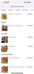giao diện app gà nướng vịt quay da giòn