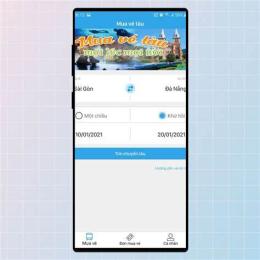 giao diện app ga tàu gần đà lạt nhất