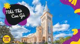 giao diện app hình nhà thờ con gà đà lạt