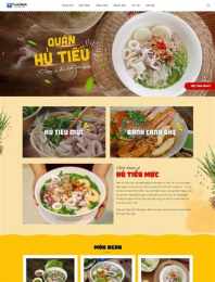 giao diện app hủ tiếu da gà