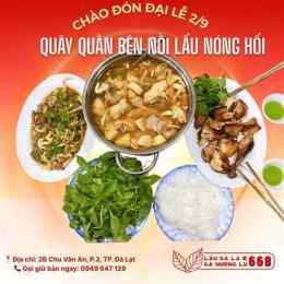 giao diện app lẩu gà 668 đà lạt