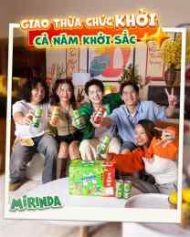 giao diện app mirinda cười thả ga nghịch quá đã