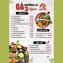 giao diện app quán gà mina đà nẵng