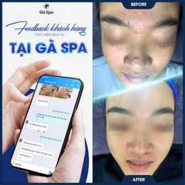 giao diện app review gà spa đà nẵng