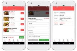 giao diện app thức ăn gà đá nhập mỹ