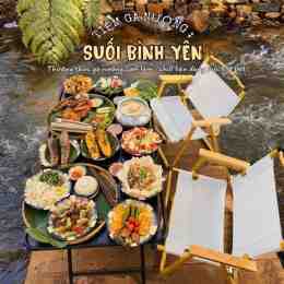 giao diện app tiệm gà nướng suối bình yên đà lạt