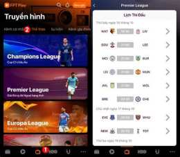 giao diện app trực tiếp bóng đá ga