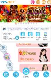 giao diện app winbet đá gà
