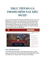 giao diện app xem da ga tom truc tiep