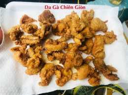 hướng dẫn sử dụng da gà chiên giòn bán ở đầu