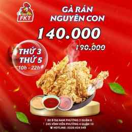 hướng dẫn sử dụng gà rán fkt dạ nam