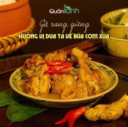 hướng dẫn sử dụng gà rang gừng ít dầu