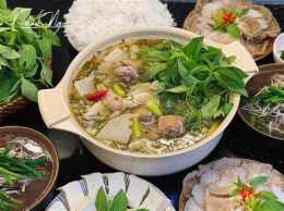 hướng dẫn sử dụng lẩu gà lá é dã chiến thực đơn