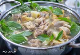 hướng dẫn sử dụng lẩu gà lá é tao ngộ núi thành đà nẵng