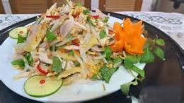 hướng dẫn sử dụng nộm bưởi da xanh gà xé