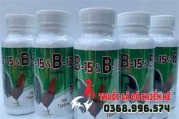 hướng dẫn sử dụng thuốc b15 cho gà đá