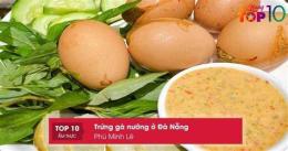 hướng dẫn sử dụng trứng gà nướng ngon ở đà nẵng