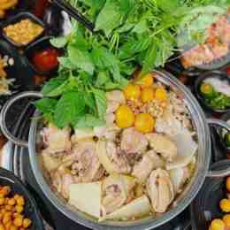 lẩu gà lá é tô hiến thành đà lạt