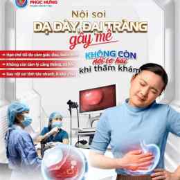 nội soi dạ dày không gây mê